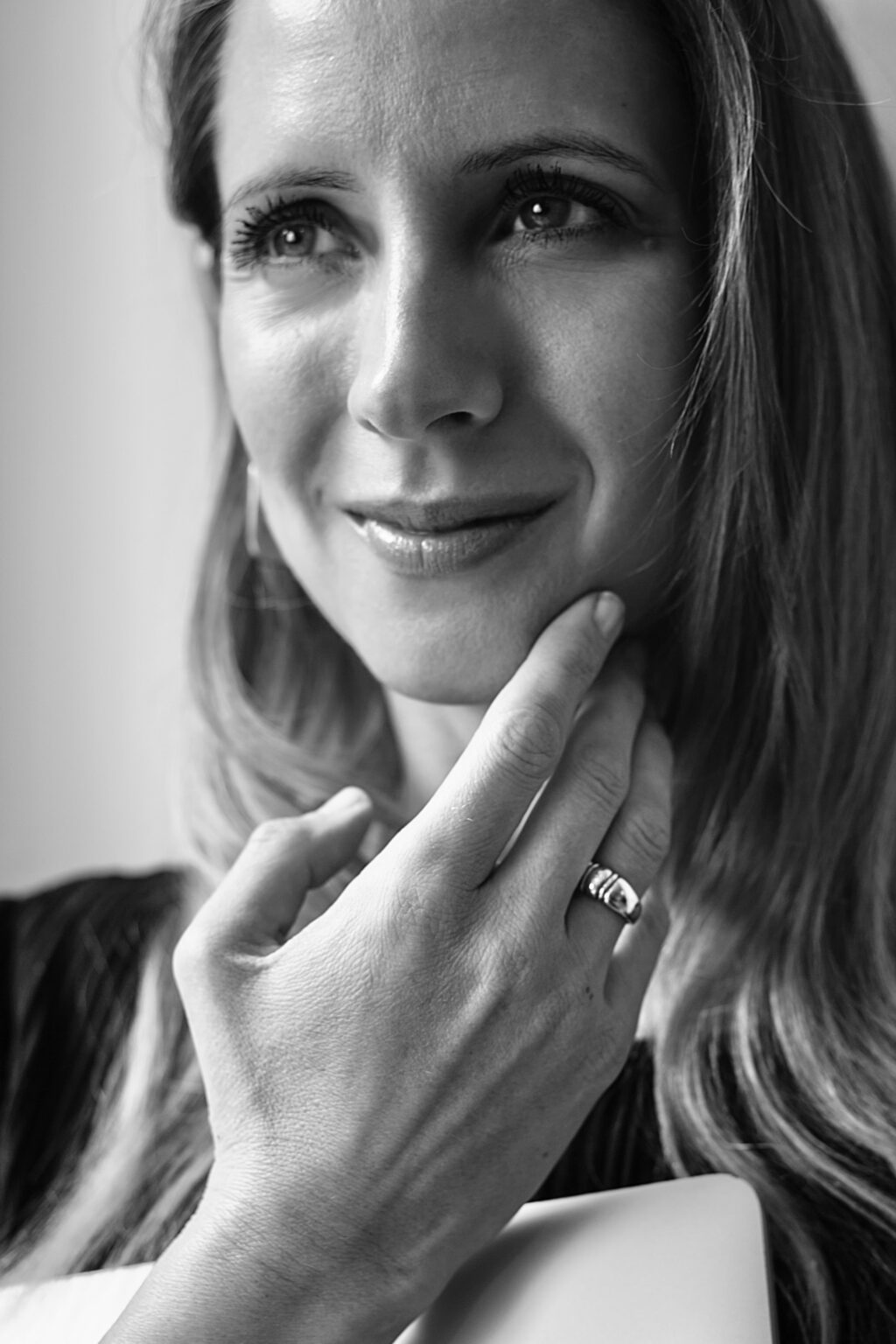 Portrait in Schwarzweiß